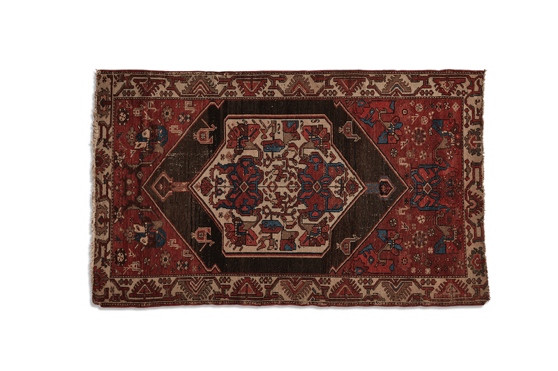 Persian Kurdish Rug 3'6 x 5'9 (LA) - Nickey Kehoe