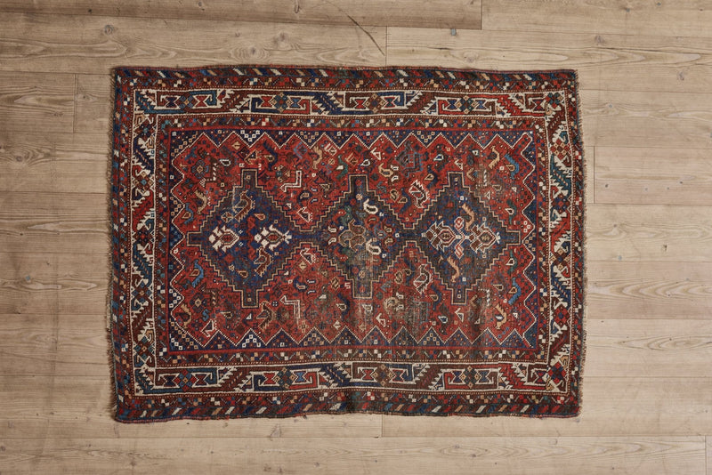 Persian Shiraz Rug 3’4 x 4’10 (LA) - Nickey Kehoe