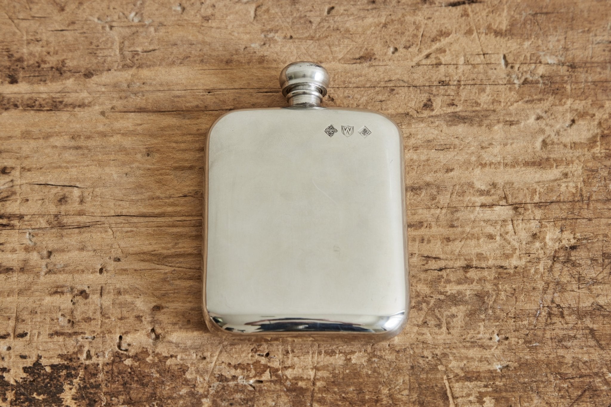 Pewter Victorian Flask - 6oz - Nickey Kehoe