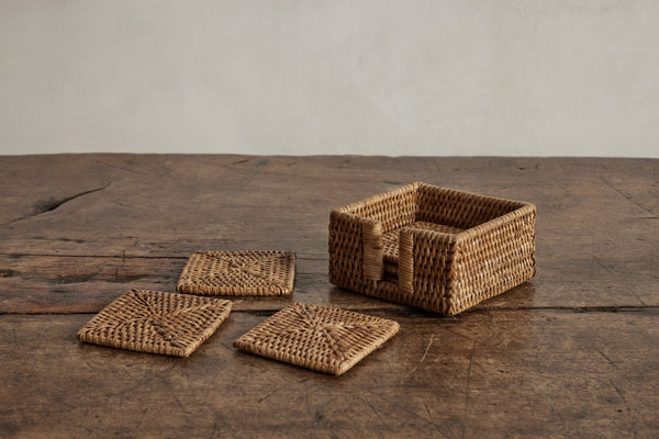 Rattan Coaster Set - Nickey Kehoe