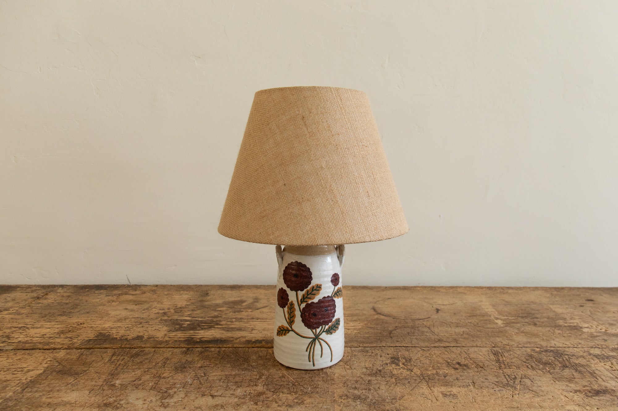 Rebekah Miles, Ranunculus Table Lamp in Mulberry - Nickey Kehoe