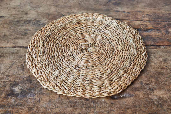 Round Seagrass Placemat - Nickey Kehoe