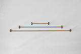 Rustic Brass Towel Bar - Nickey Kehoe