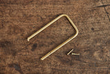 Rustic Toilet Tissue Holder, Brass - Nickey Kehoe