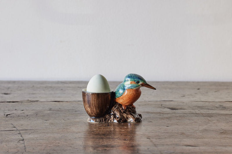 Set of 2 Woodland Animal Egg Cups, Kingfisher - Nickey Kehoe