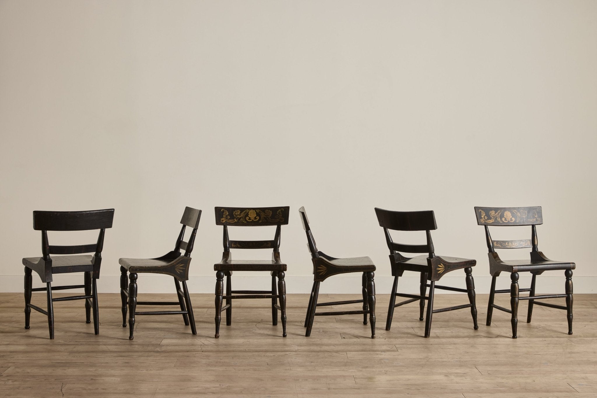 Set of 6 Hitchcock Chairs (LA) - Nickey Kehoe