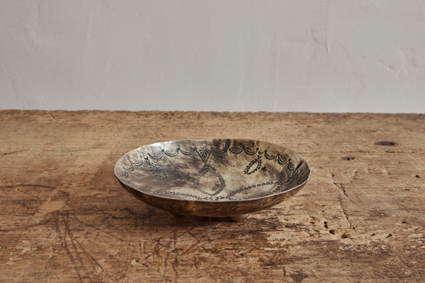 Small Stamped Round Dish - Nickey Kehoe