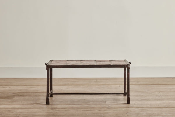 Spanish Iron & Tile Coffee Table (LA) - Nickey Kehoe