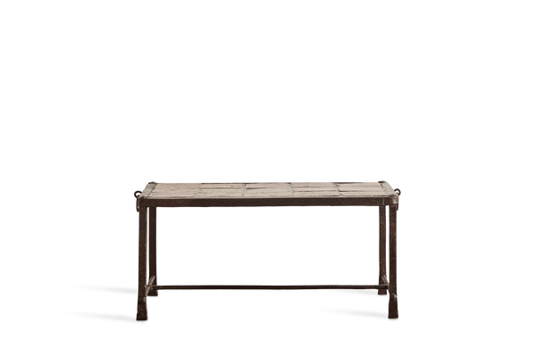 Spanish Iron & Tile Coffee Table (LA) - Nickey Kehoe