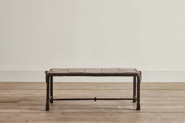 Spanish Iron & Tile Coffee Table (LA) - Nickey Kehoe