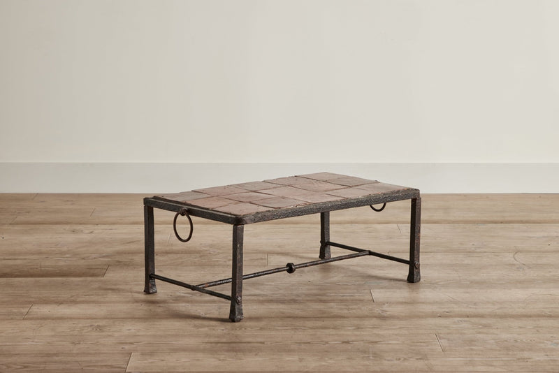 Spanish Iron & Tile Coffee Table (LA) - Nickey Kehoe