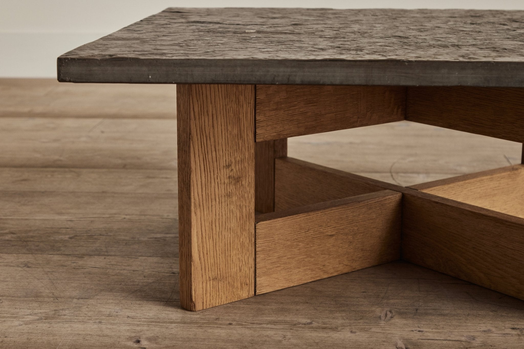 Stone & Wood Coffee Table (LA) - Nickey Kehoe