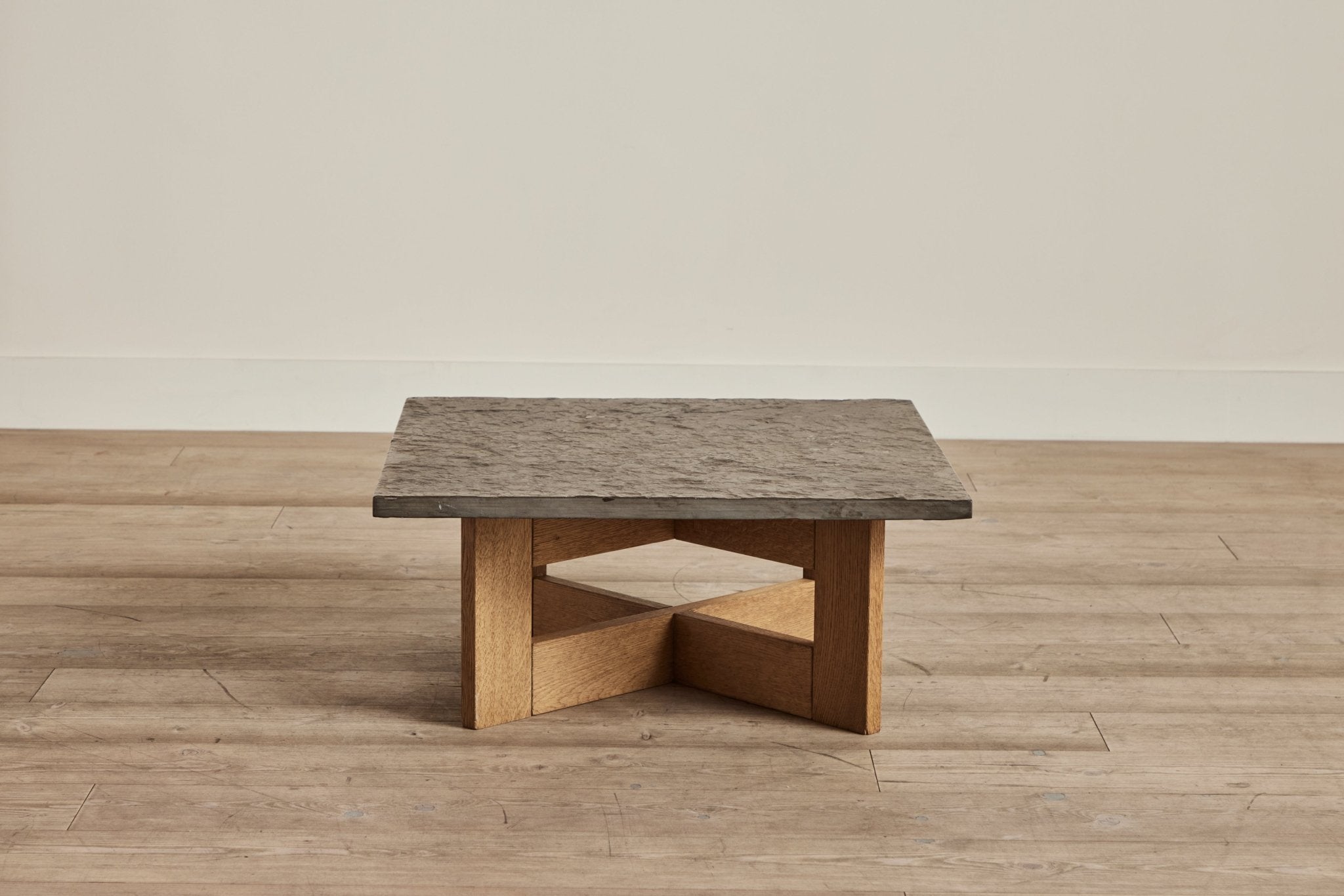 Stone & Wood Coffee Table (LA) - Nickey Kehoe