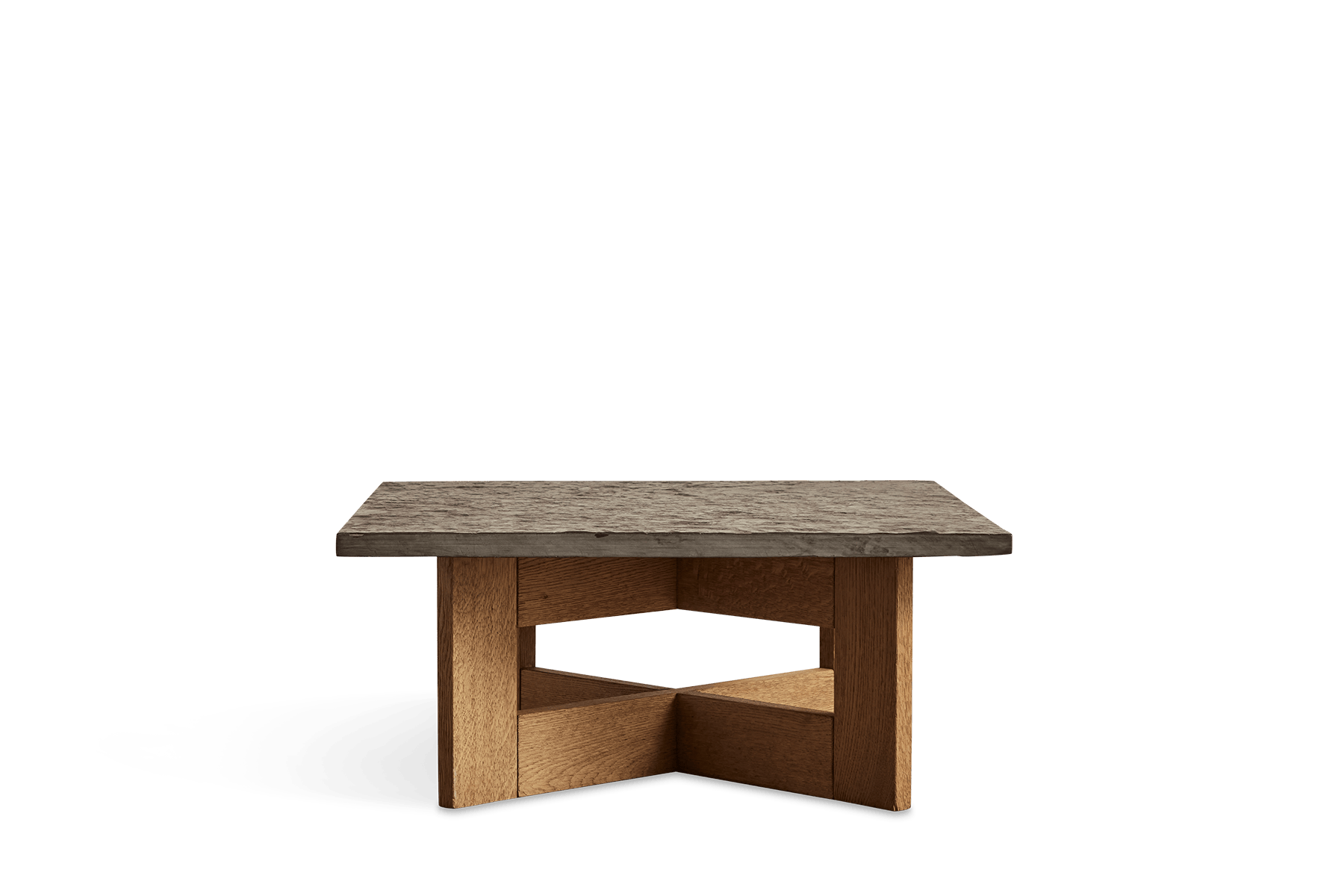 Stone & Wood Coffee Table (LA) - Nickey Kehoe