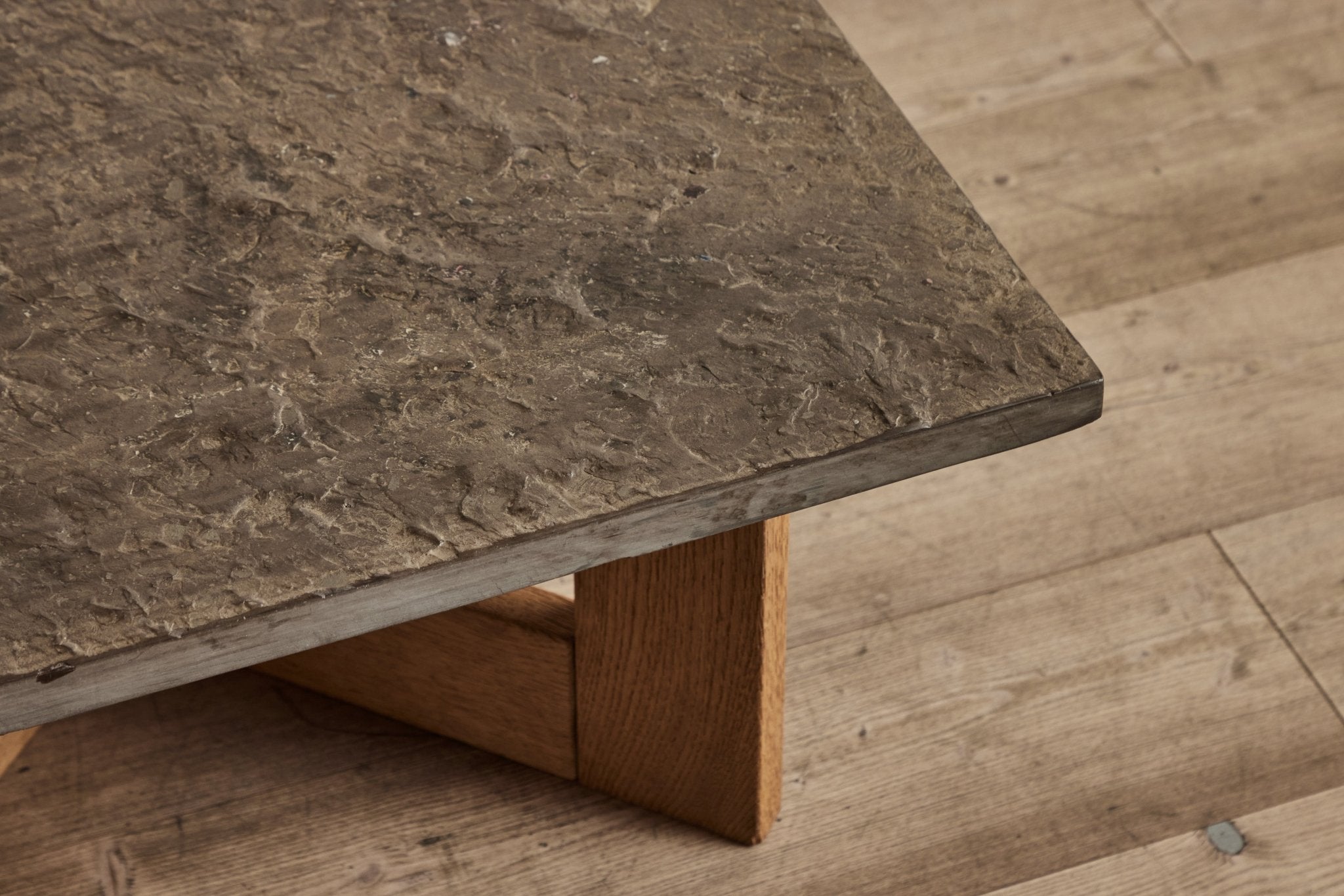 Stone & Wood Coffee Table (LA) - Nickey Kehoe