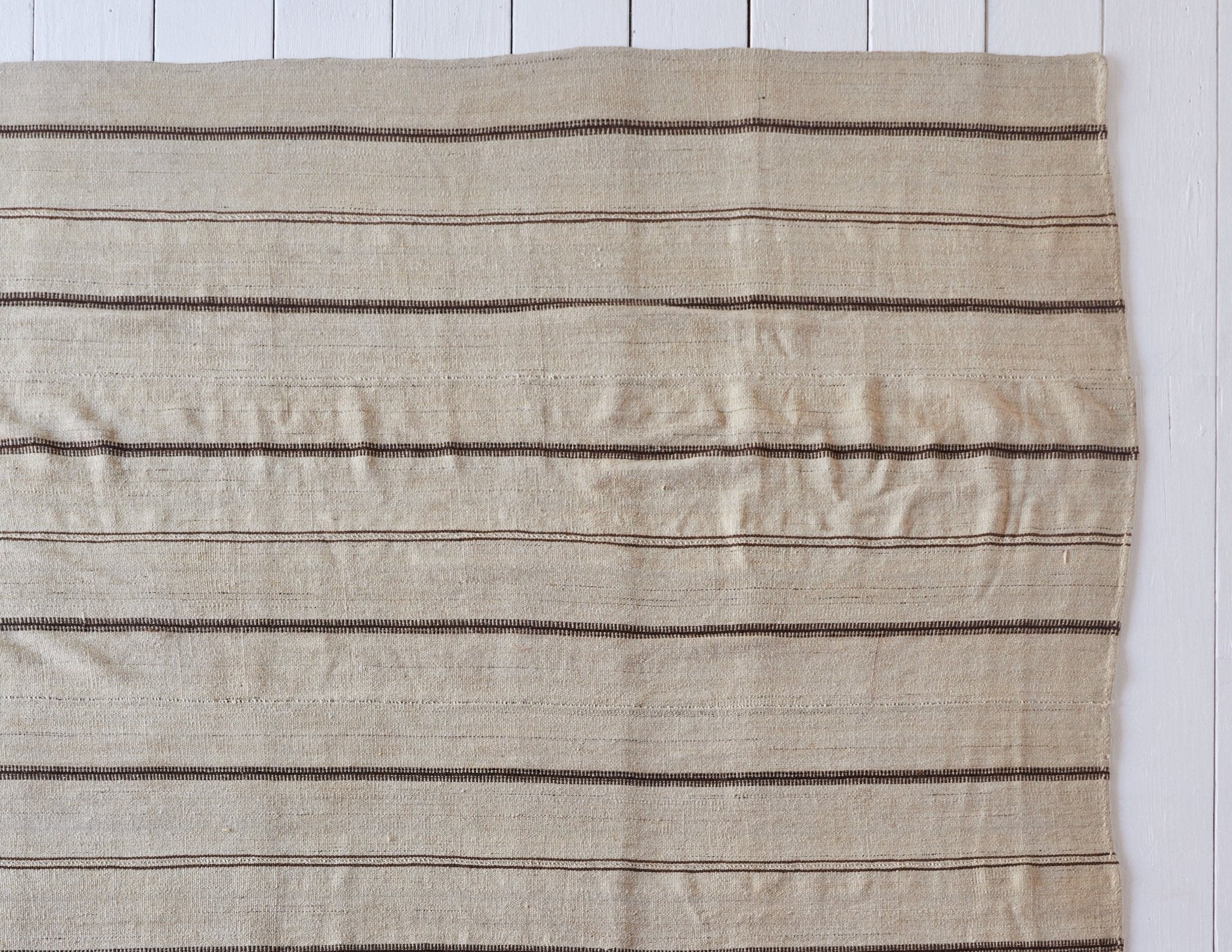 Striped Kilim Rug, 9'7 x 10'2 - Nickey Kehoe