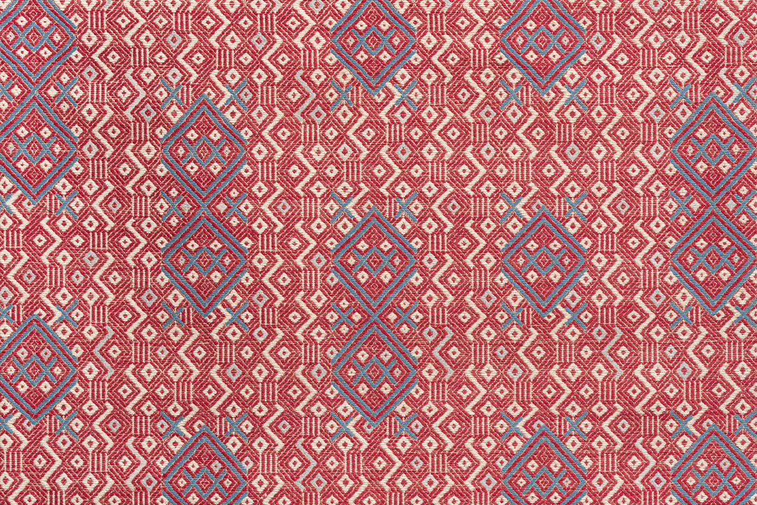 Susan Deliss, Criss Cross Weave in Red - Nickey Kehoe