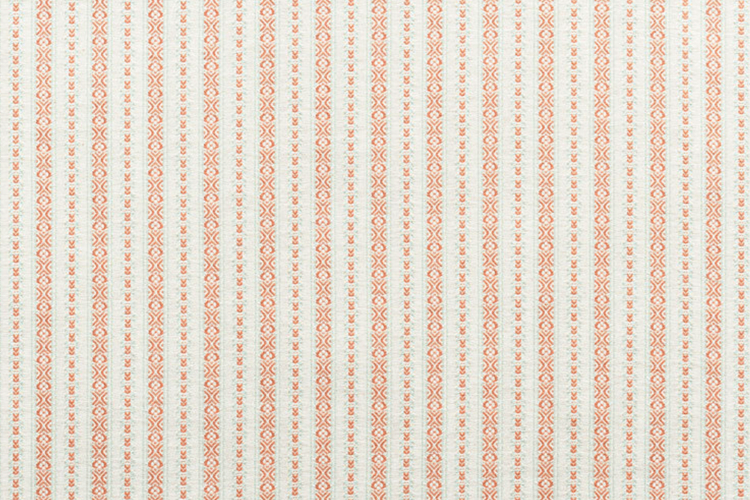 Susan Deliss, Ticking in Apricot/Olive - Nickey Kehoe
