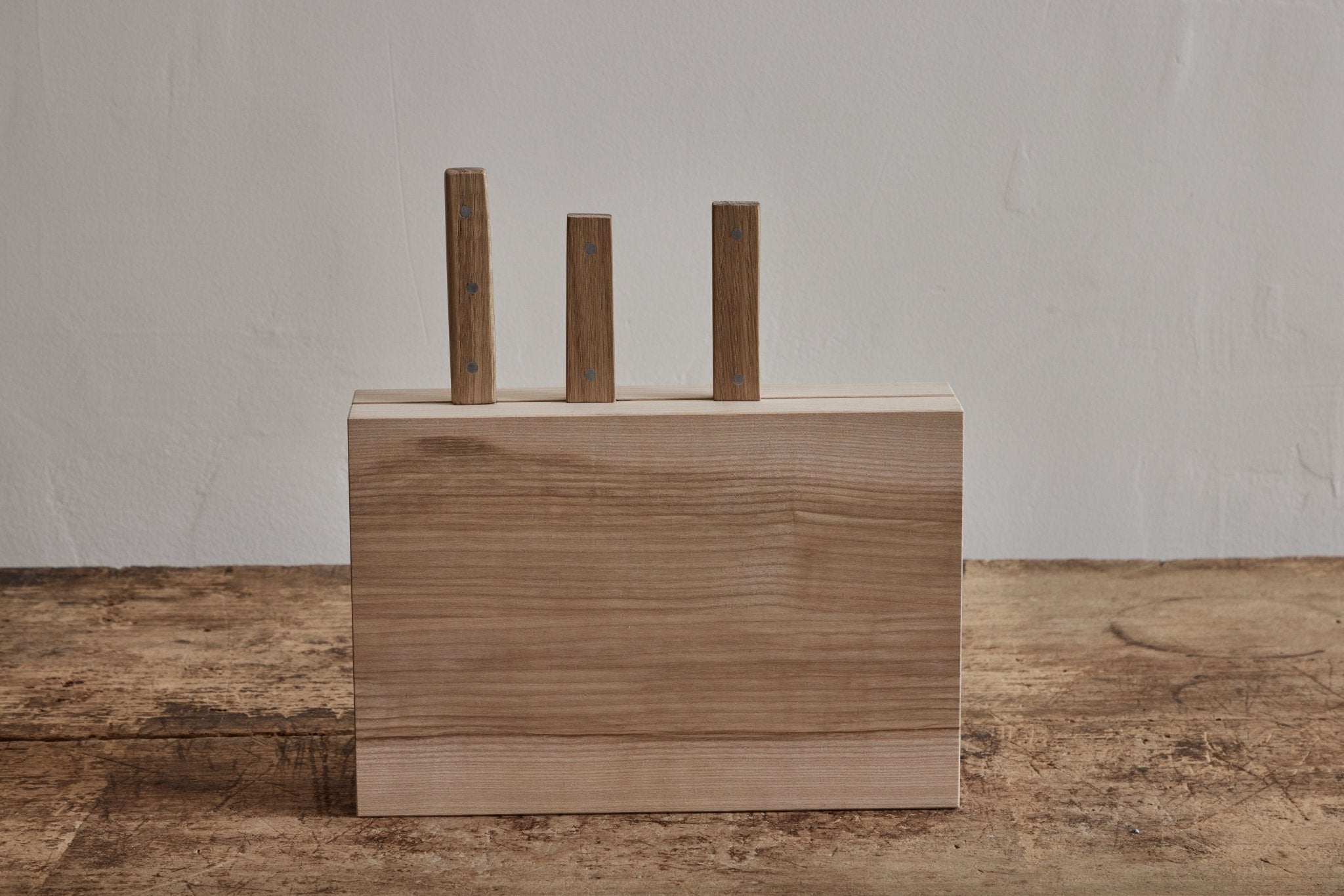 Timber Twin Knife Block - Nickey Kehoe