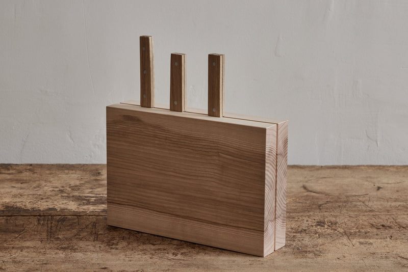 Timber Twin Knife Block - Nickey Kehoe