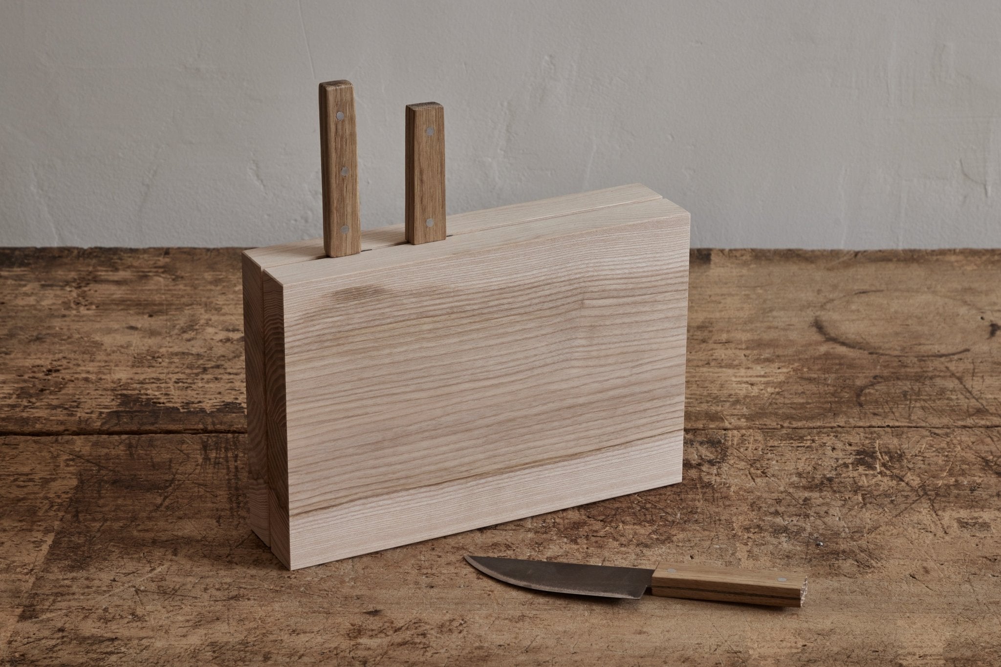 Timber Twin Knife Block - Nickey Kehoe