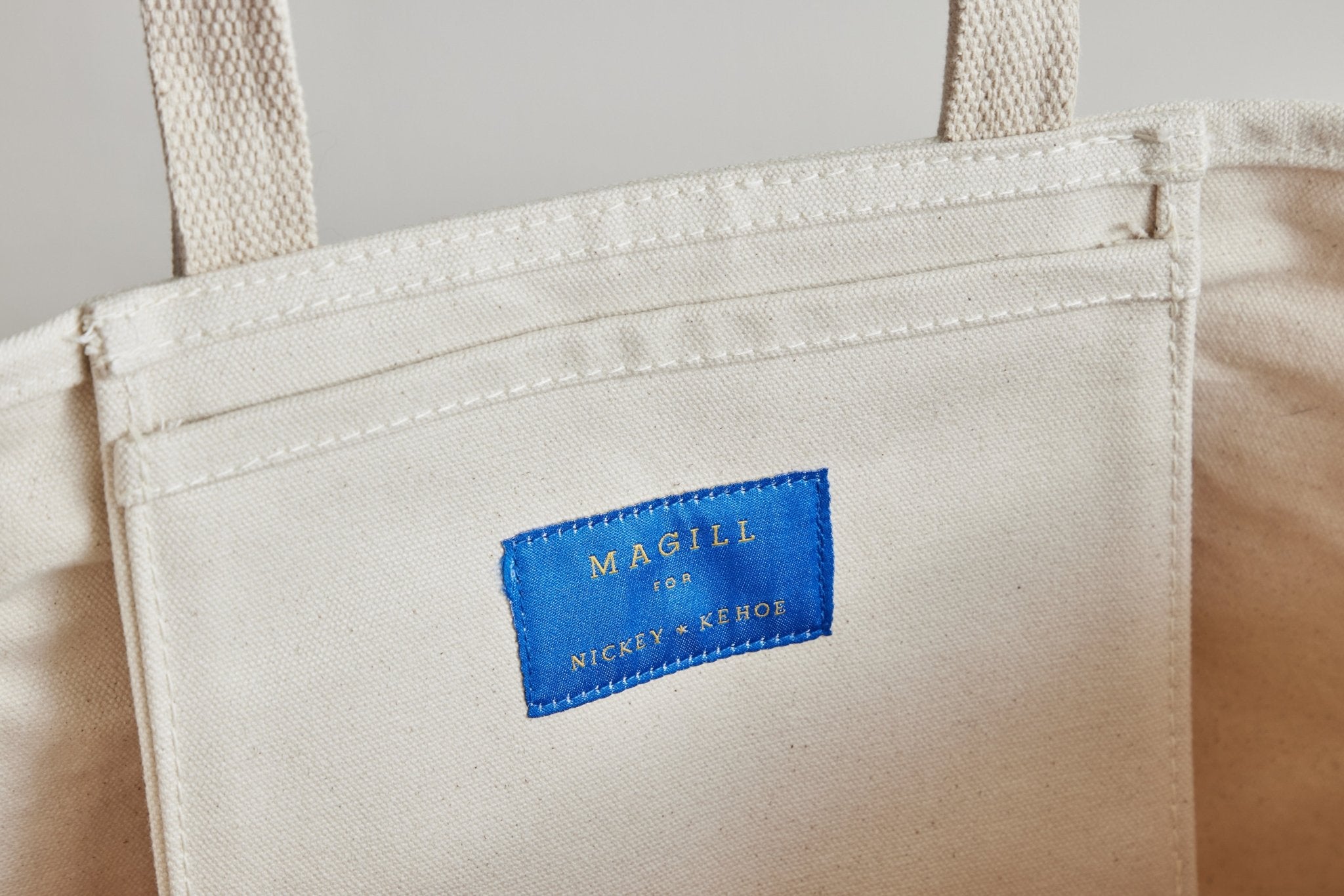 Todd Magill X Nickey Kehoe Canvas Tote, Natural - Nickey Kehoe