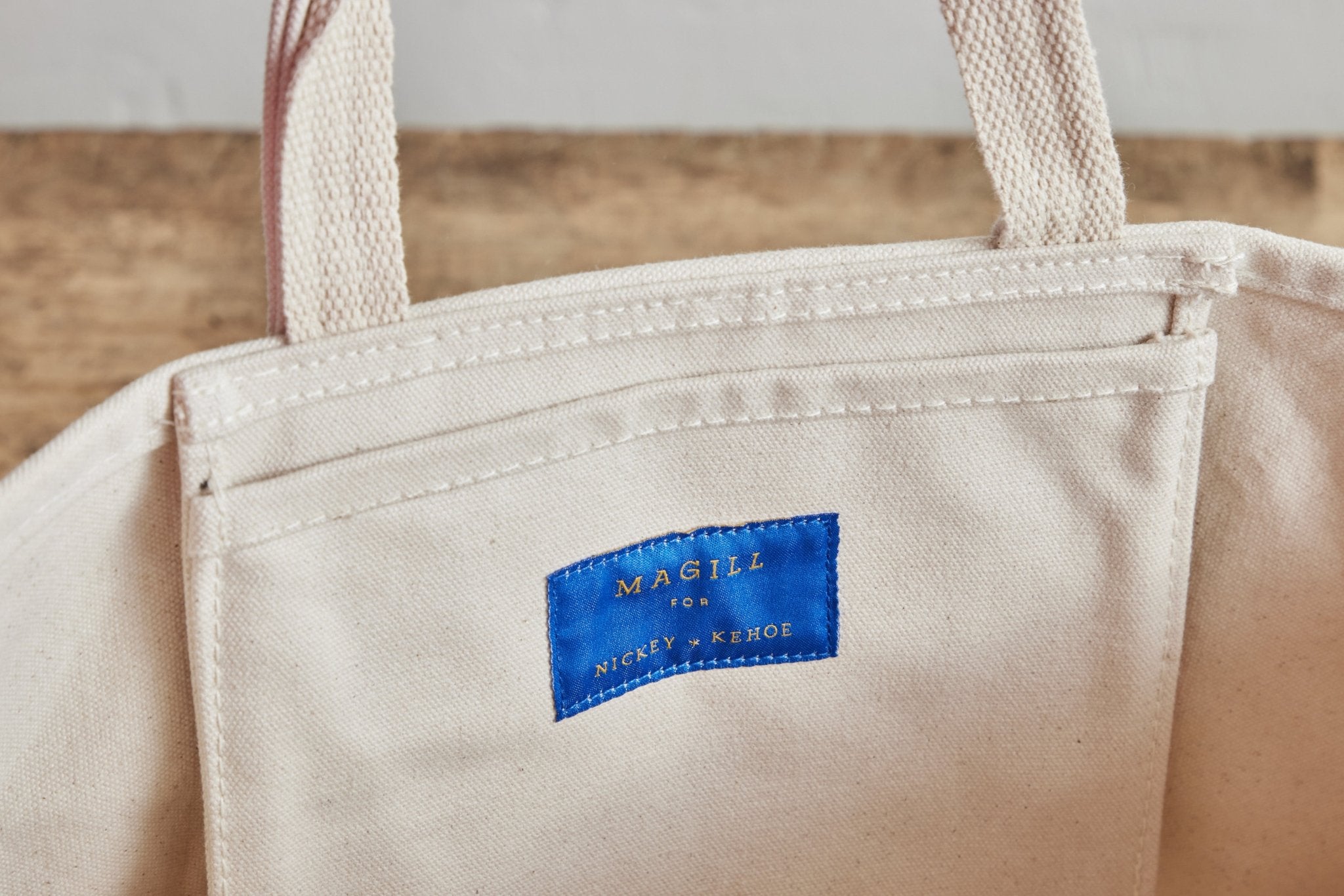 Todd Magill X Nickey Kehoe Canvas Tote, Natural - Nickey Kehoe