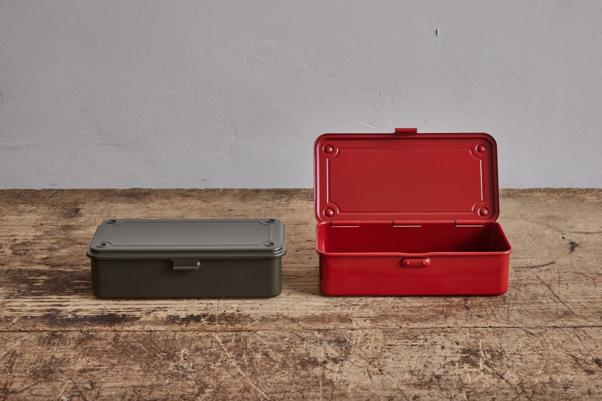 Toyo, Trunk Shape Toolbox in Red - Nickey Kehoe