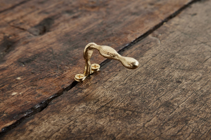 Unearthen, Brass Hook / Drawer Pull - Nickey Kehoe