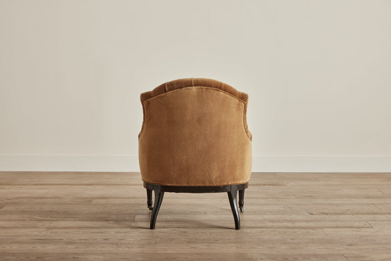 Velvet Napoleon III Armchair (LA) - Nickey Kehoe