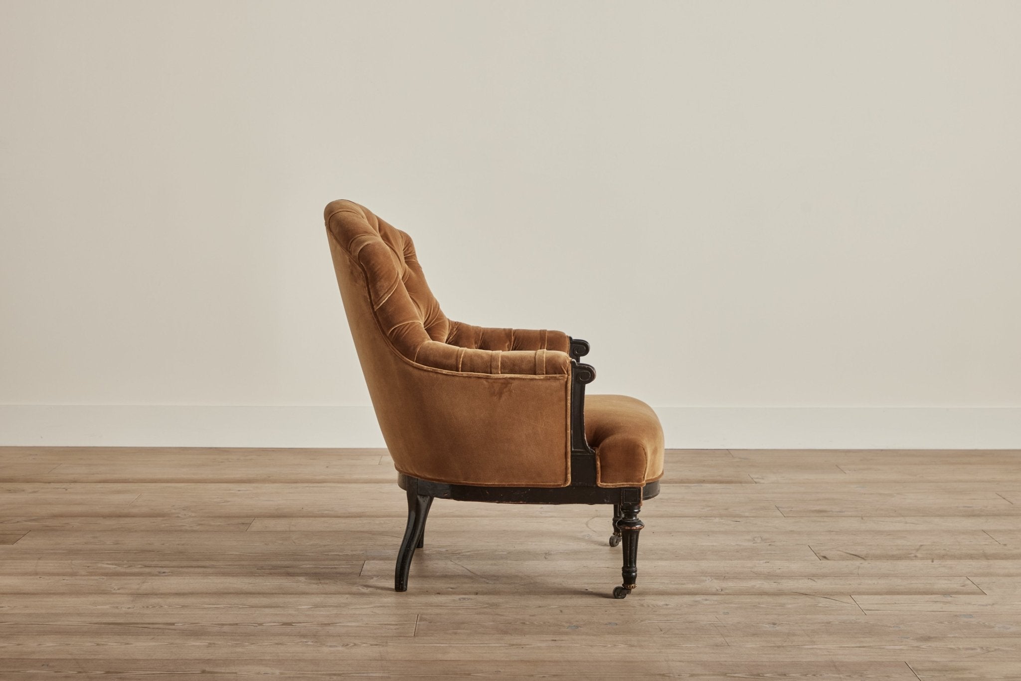 Velvet Napoleon III Armchair (LA) - Nickey Kehoe