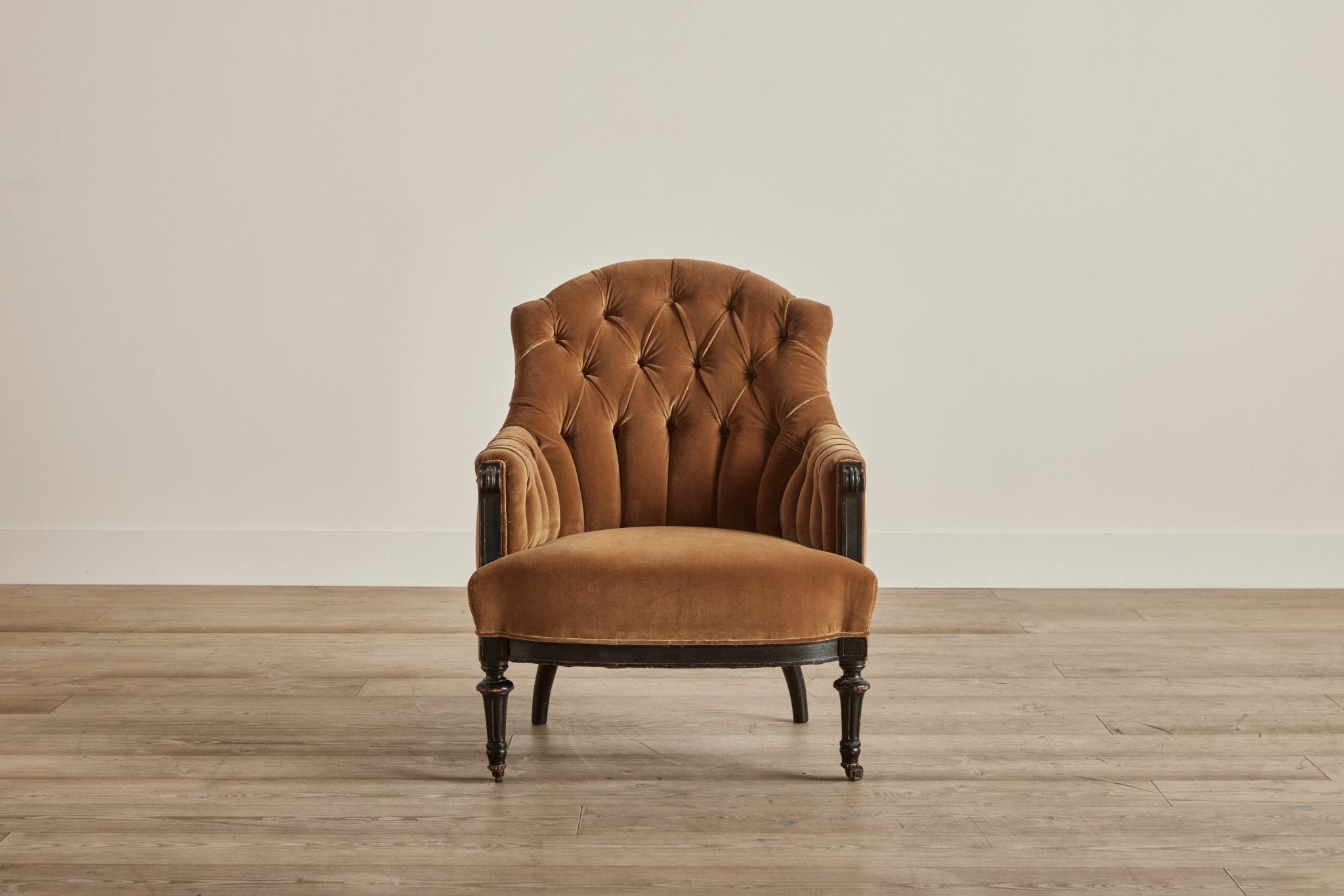 Velvet Napoleon III Armchair (LA) - Nickey Kehoe