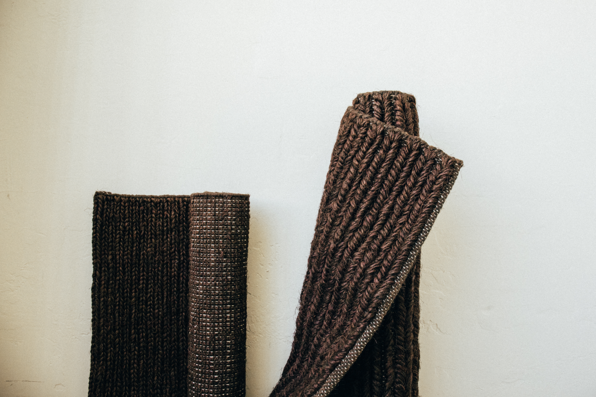 French Braid Welcome Mats in Cocoa (Multiple Sizes)