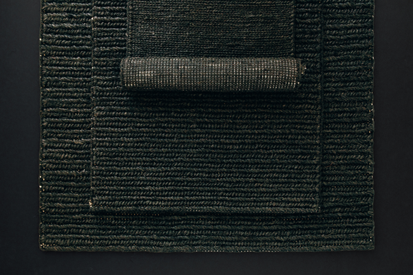 Petite Braid Welcome Mats in Charcoal  (Multiple Sizes)
