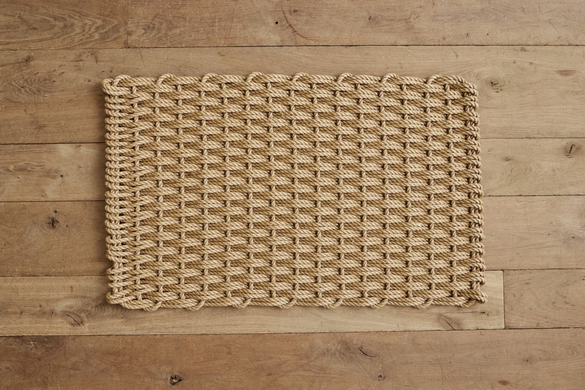 Woven Doormat Large in Wheat - Nickey Kehoe