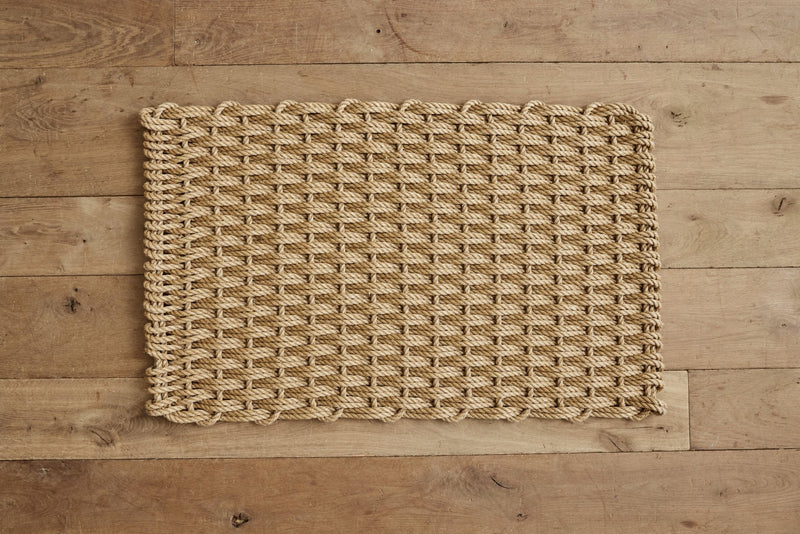 Woven Doormat Large in Wheat - Nickey Kehoe