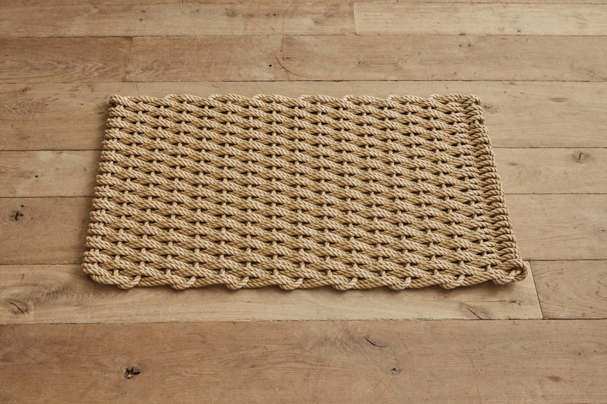 Woven Doormat Large in Wheat - Nickey Kehoe