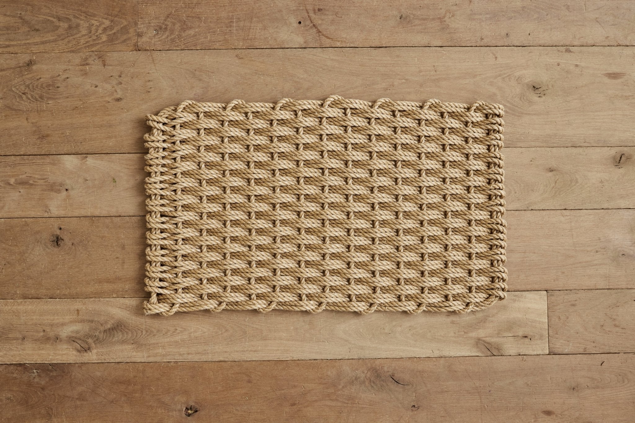 Woven Doormat Small in Wheat - Nickey Kehoe