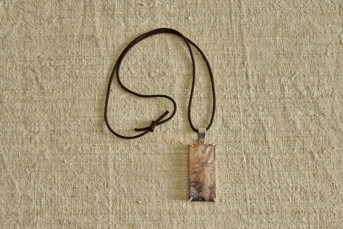 Hematoid Quartz Pendant II Necklace