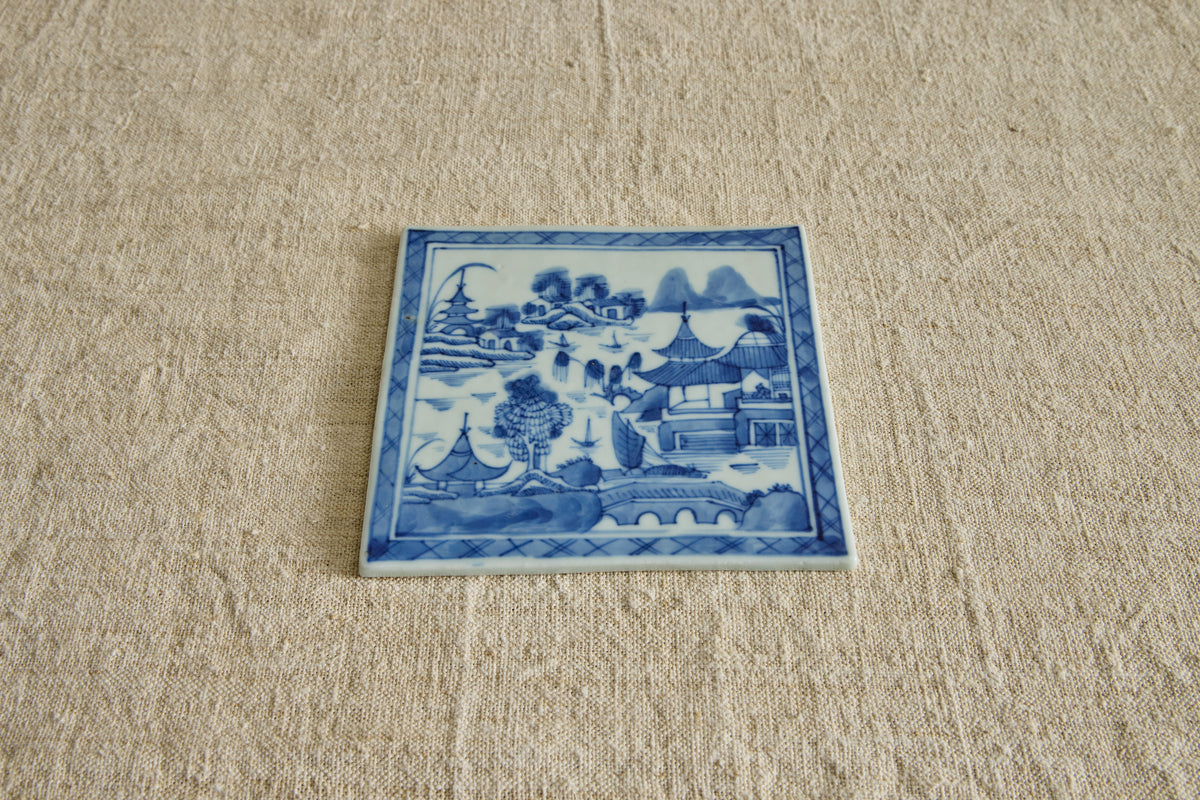 Blue Canton Tile Trivet
