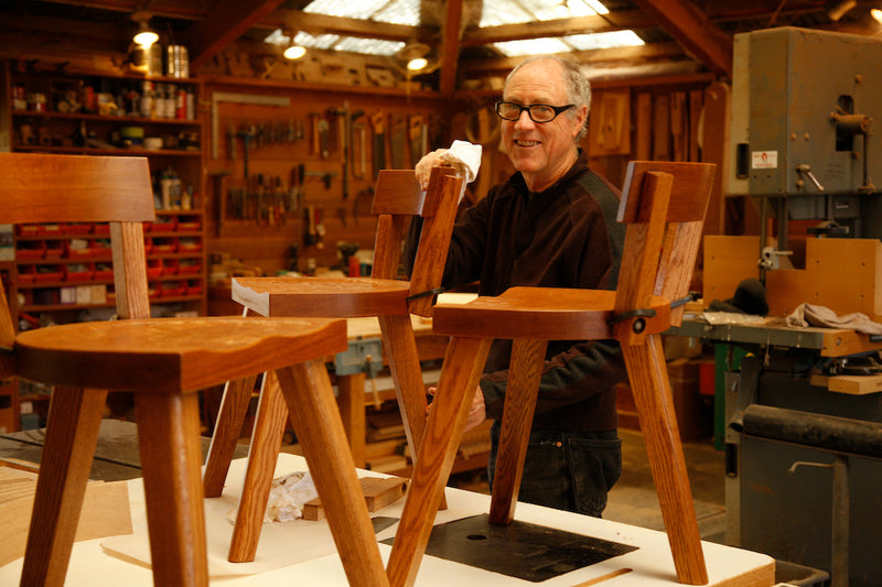 Furniture Marolles Wicker Back Four Leg Chair