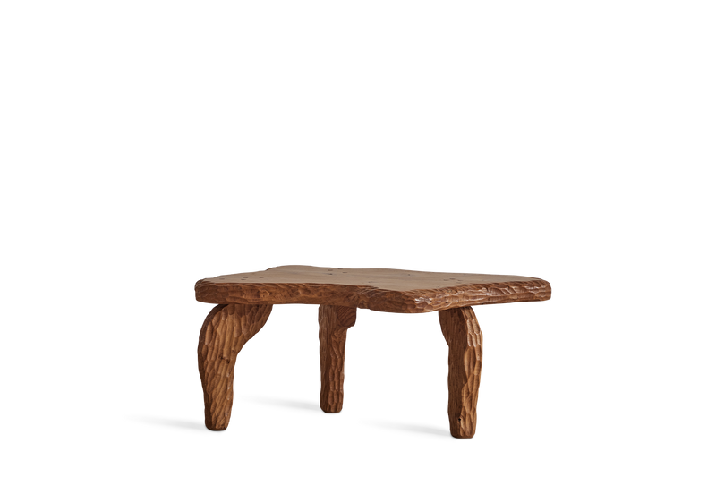 French Brutalist Side Table