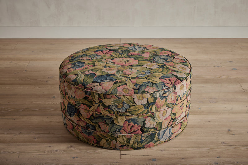 Nickey Kehoe 36" Round Hassock - In Stock