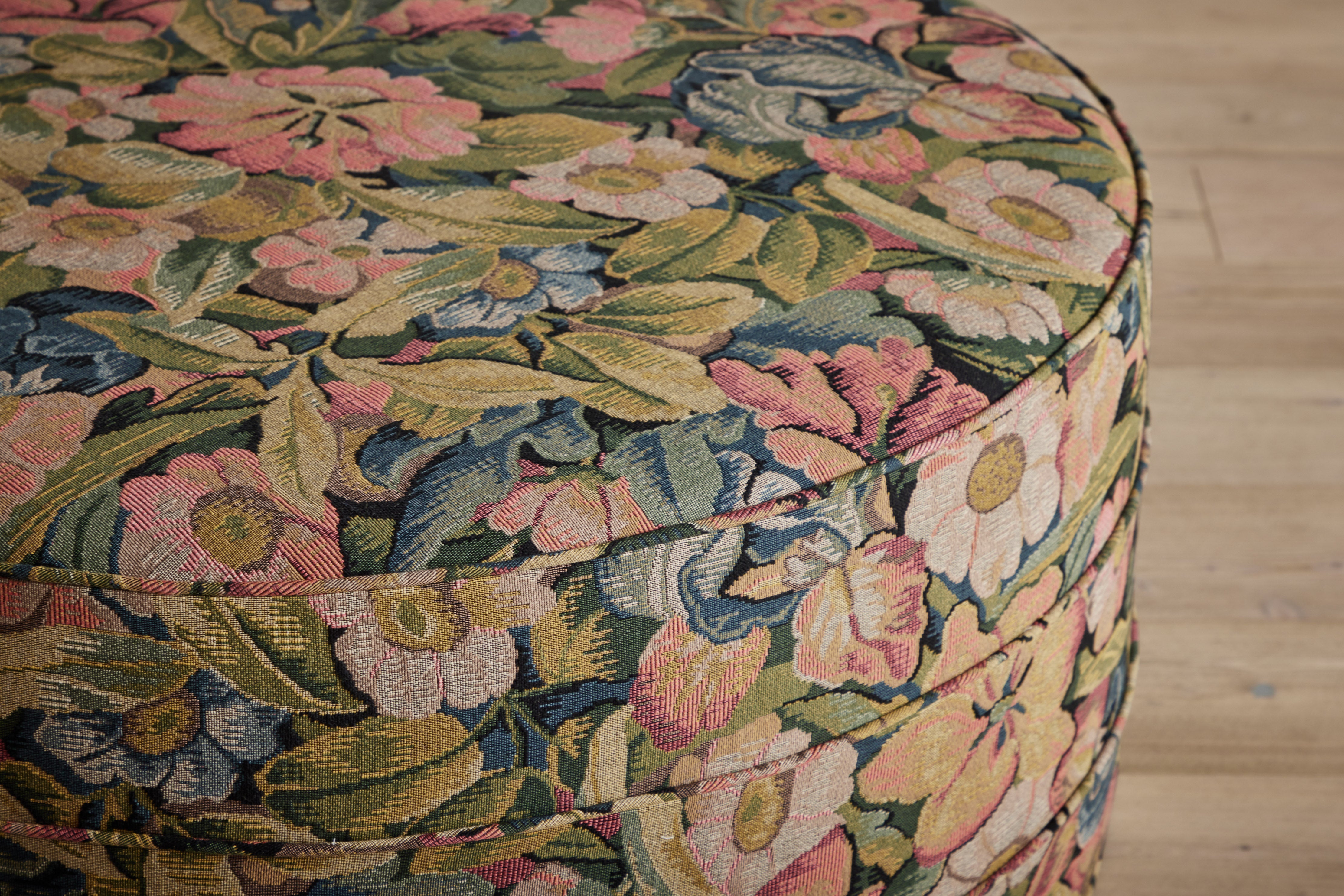 Nickey Kehoe 36" Round Hassock - In Stock