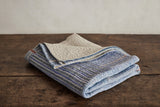 Blues Patchwork Khadi Throw