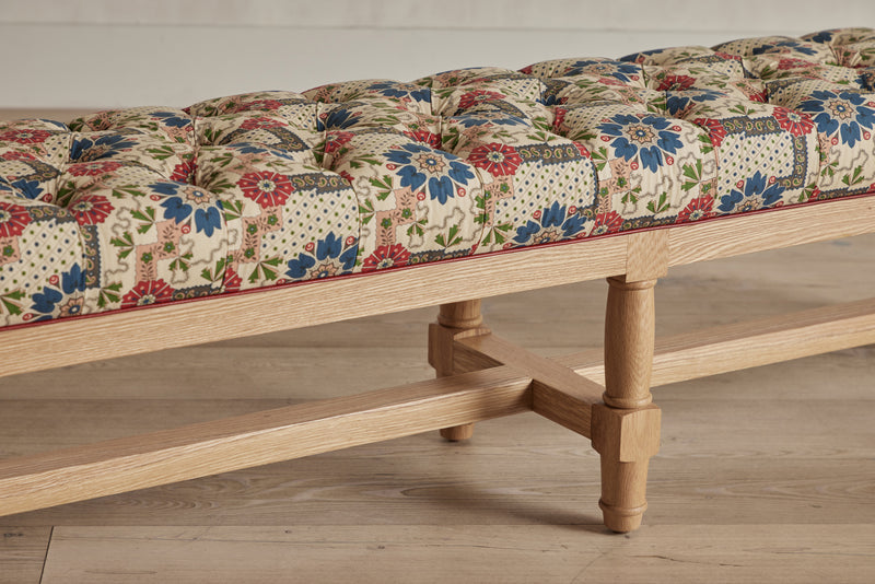 Nickey Kehoe 60" Tufted Bench - In Stock