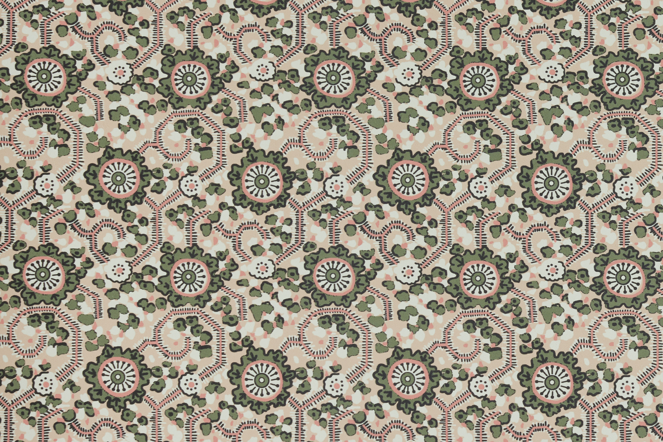 Nickey Kehoe Wallpaper, Floral Maze