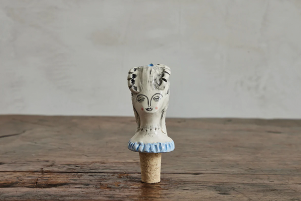 Marie Antoinette Ceramic Wine Stopper
