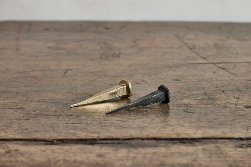 Forged Nail, Brass