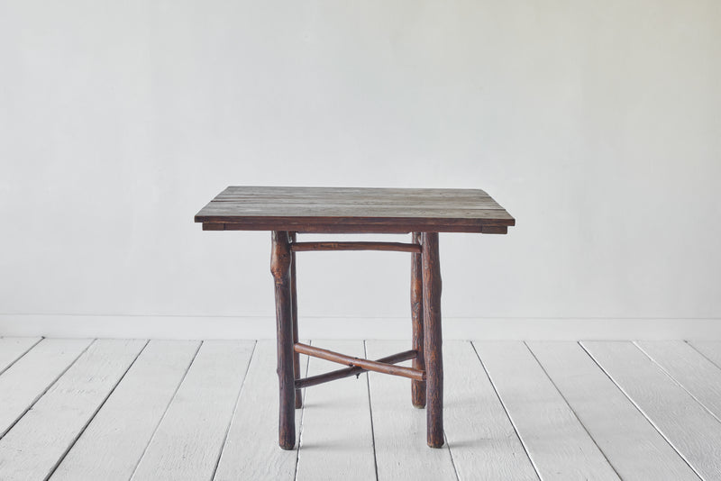 Wood Brutalist Table